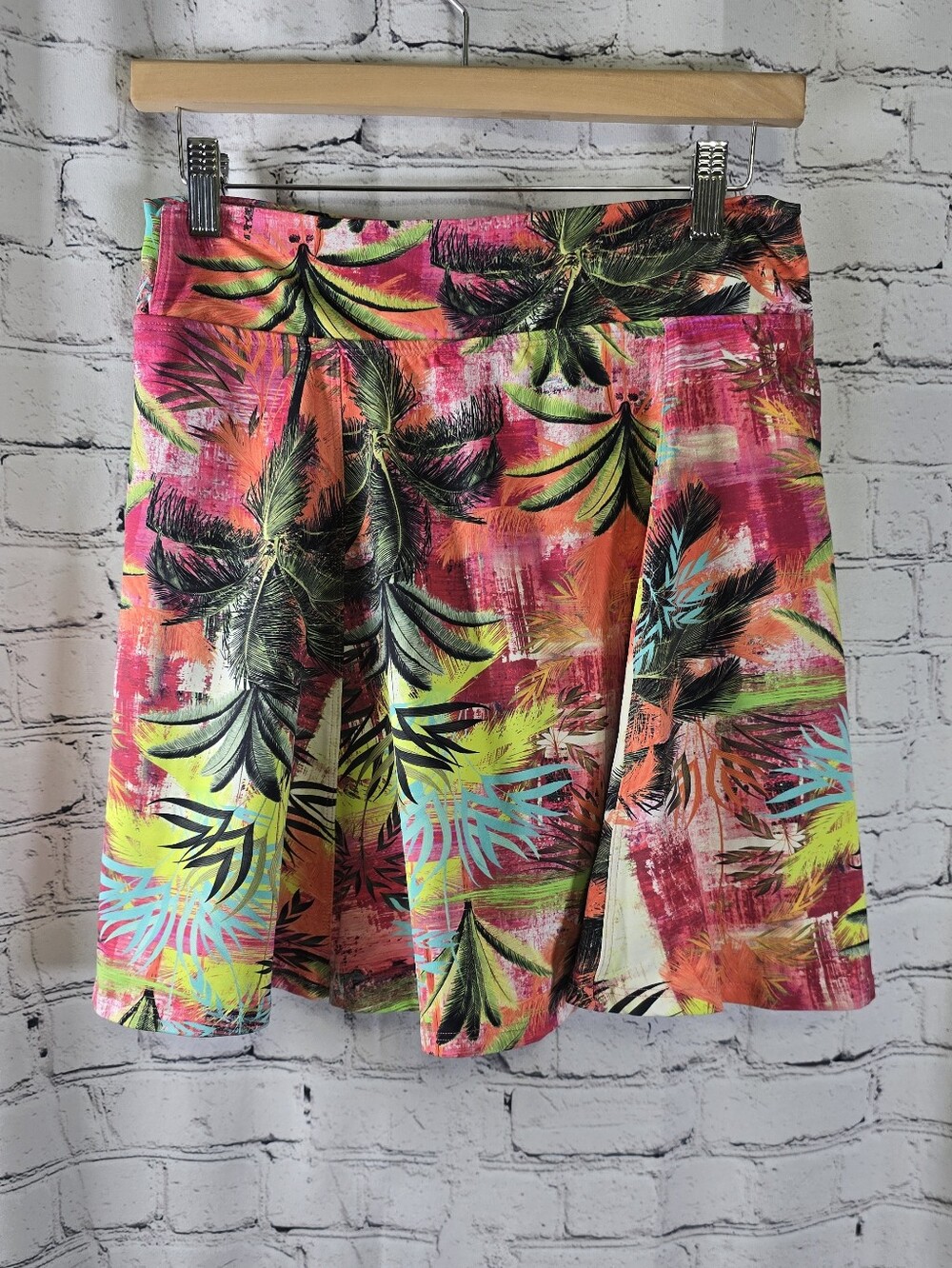 Dona Jo Tennis Pickleball Tropical Floral Skirt‎ Skort Size 2 Large - Picture 9 of 9